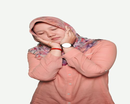 Momen istirahat dan pemulihan tubuh yang tenang